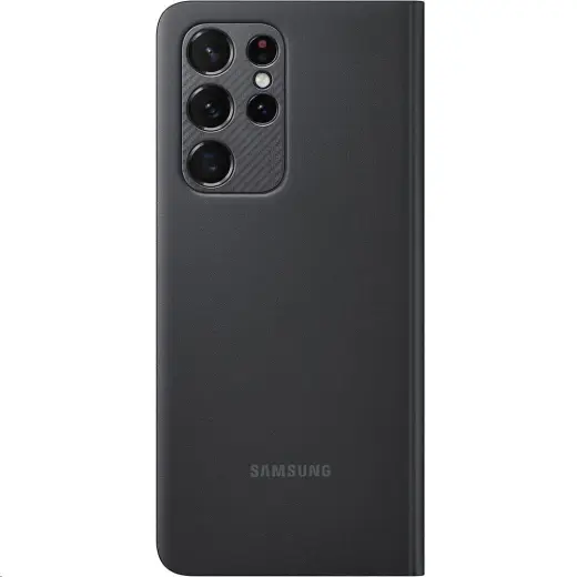 EF-ZG998CBE Samsung Clear View Cover for Galaxy S21 Ultra Black