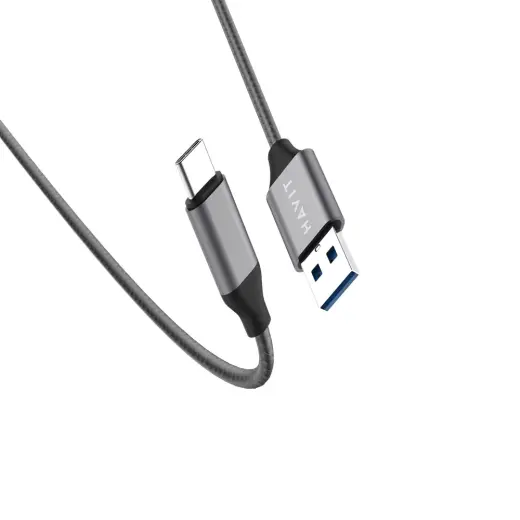 HAVIT cable H693 USB3.0 - USB-C 3A 1,0m grey
