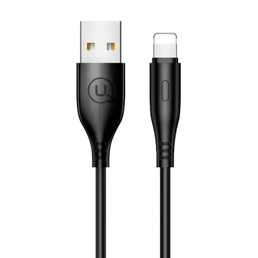 USAMS U18 SJ266USB01 data transfer and charging cable | USB-A to Lightning | 10W | 1m | black