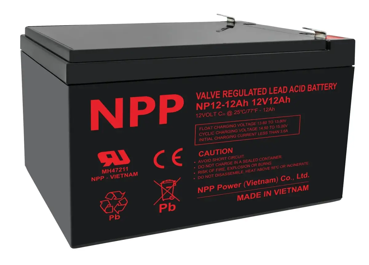 Battery 12V 12Ah T2(F2) Pb AGM