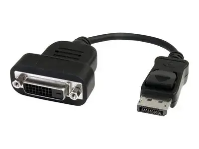 StarTech.com DisplayPort to DVI Adapter - Active Conversion - 1920x1200 - DP to DVI Single Link Converter for DVI-D Display (DP2DVIS) - DisplayPort adapter - 20 cm