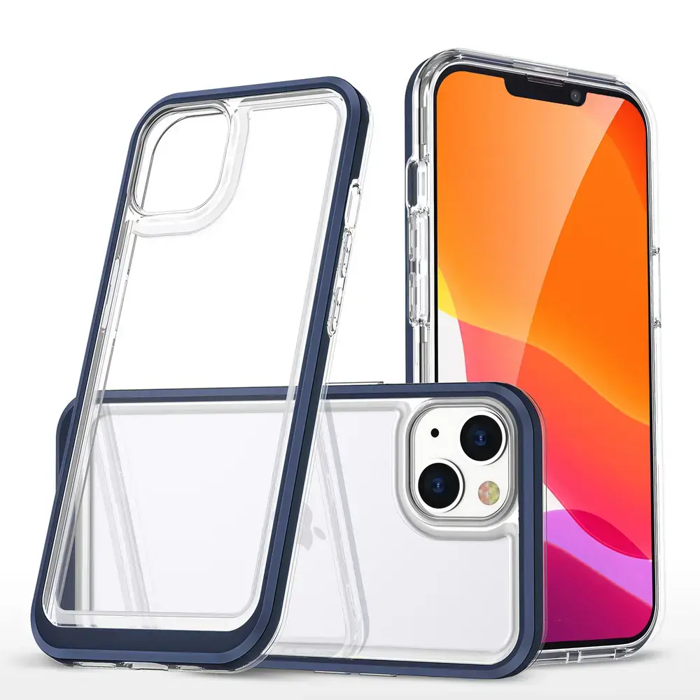 Clear 3in1 maciņš telefonam iPhone 14 Plus zils