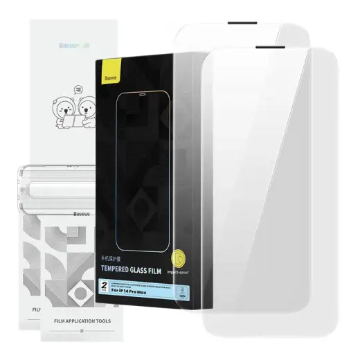 Baseus Corning ekrāna aizsargstikls priekš iPhone 14 Pro