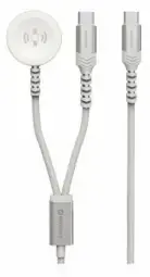 Lādētājs Swissten 2in1 Apple Watch + Type-C 1.2m
