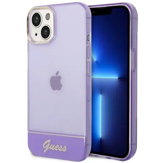 Guess GUHCP14MHGCOU iPhone 14 Plus 6,7" fioletowy|purple hardcase Translucent