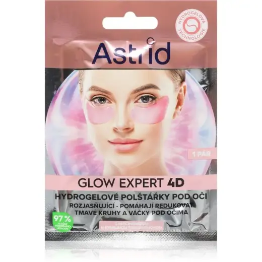 Astrid Glow Expert Eye Mask Against Wrinkles, Bags and Dark Circles 2 Pieces