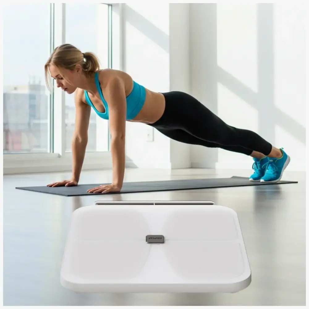 AWEI SS1 Multifunctional Body Scale Bluetooth 5.0 500mAh White