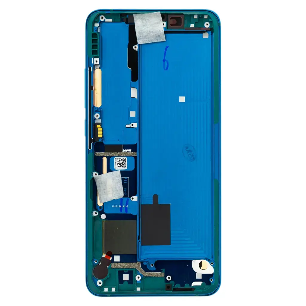 LCD Display + Touch Unit + Front Cover for Xiaomi Mi Note10 (Pro) Green (Service Pack)