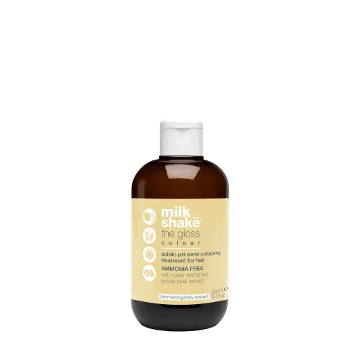 Milk Shake, The Golss Acidic pH, Demi-Permanent Hair Dye, 4 Castano, 60 ml