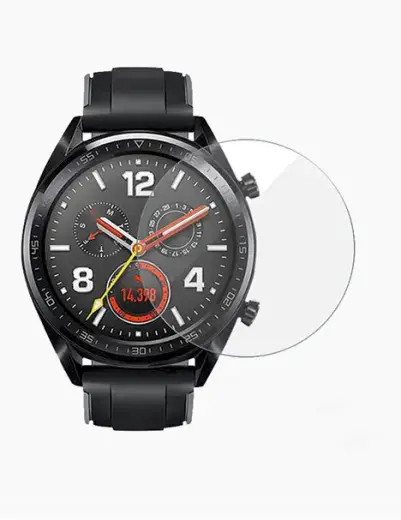Fusion Nano 9H aizsargstikls pilnam ekrānam Huawei Watch GT