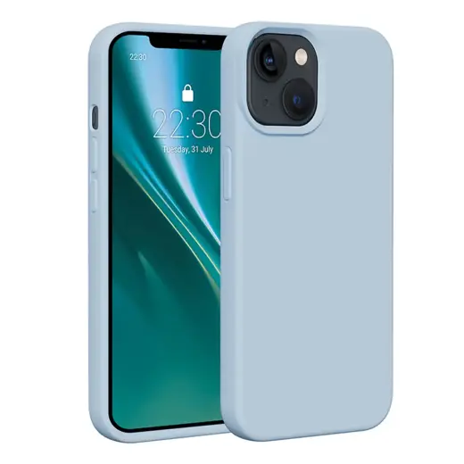 Etteri Silicone telefono dėklas iPhone 13 šviesiai mėlynas