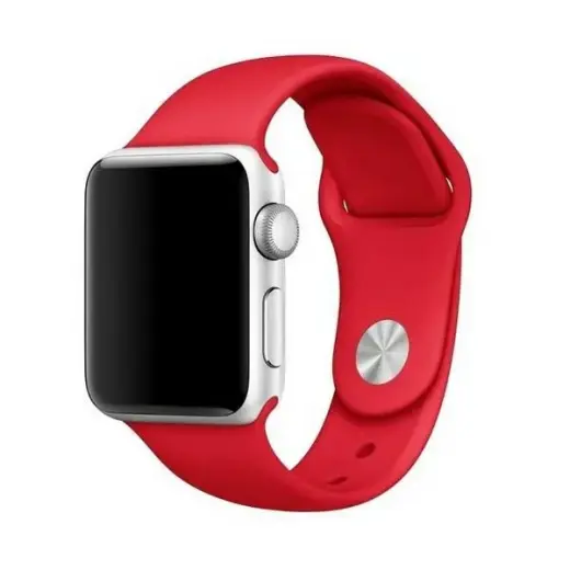 Mercury nutikella rihm Apple Watch (42/44/45 mm) jaoks | silikoonist | punane
