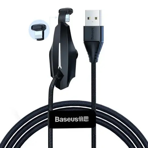 Baseus datu pārraides un uzlādes vads | USB-A uz Lightning | 1.2m | melns