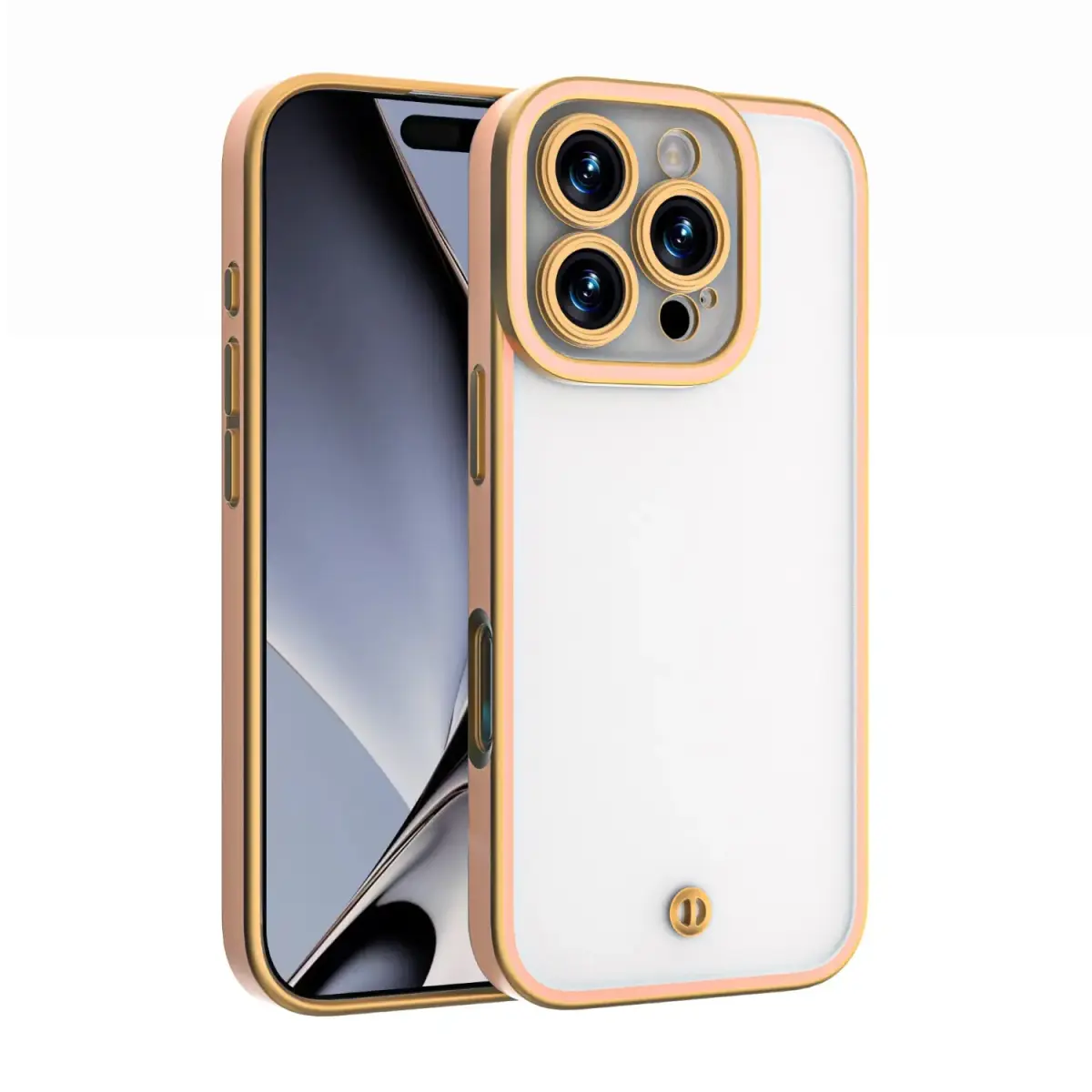 Silky Gold case for iPhone 11 pink