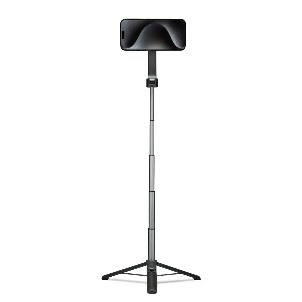 Spigen S570W selfie stick MagSafe tripod with Bluetooth - black