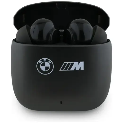 Słuchawki Bluetooth TWS BMW M Metal M    Logo Print ANC-ENC czarny