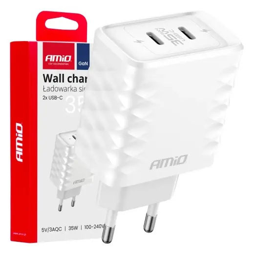 AMiO AMIO-04288 tīkla lādētājs | 35W | USB-C