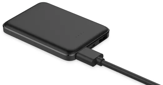 Platinet 44815 ārējais akumulators (powerbank) | 5000 mAh | melns