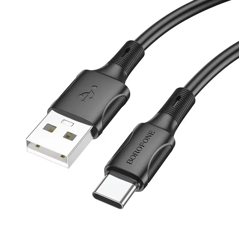 Borofone BX80 Succeed data transfer and charging cable | USB-A to USB-C | 15W | 1m | black