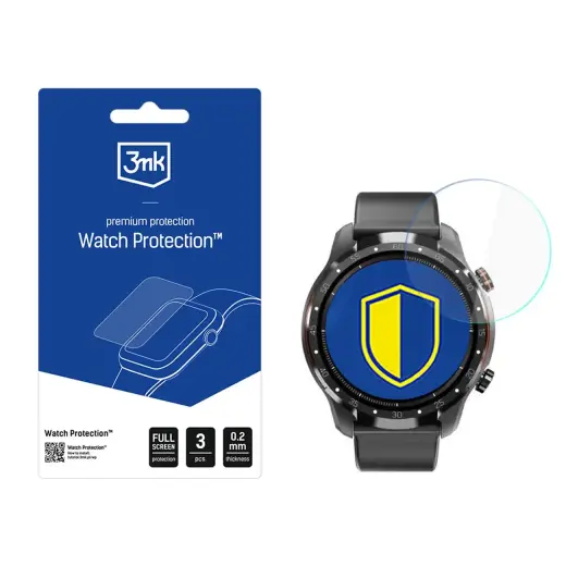 Smartwatch screen protector 3mk Watch Protection FlexibleGlass for Maxcom FW01 Uran