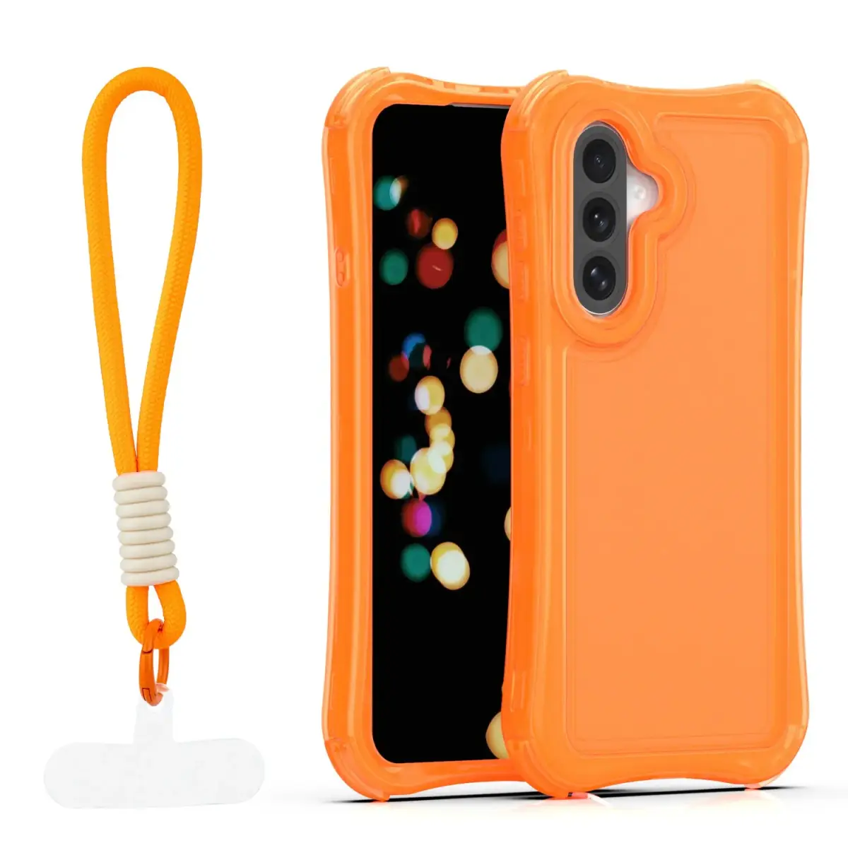 Safepop maciņš ar siksniņu telefonam Samsung Galaxy A36 5G (A366) | A56 (A566) | A37 (A376) oranžs