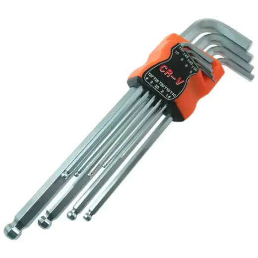 Seškanšu atslēgu kompl. Beast Ballp Long CV 9gb 1.5-10mm