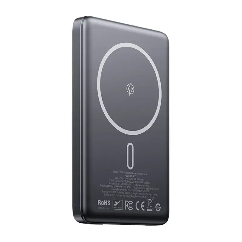 Mcdodo MC-4651 external battery (powerbank) | 10000 mAh | 20W | USB-C, MagSafe | black