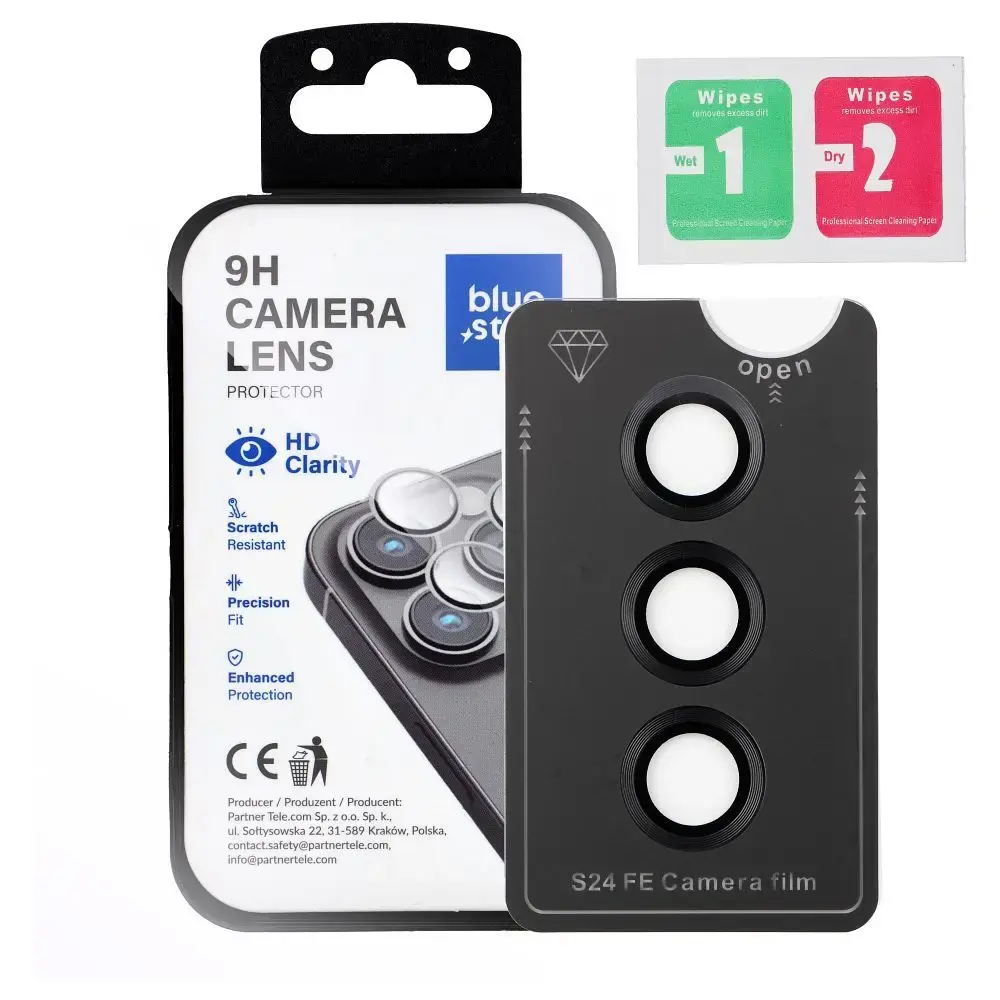 Blue Star Tempered Glass Camera Lens