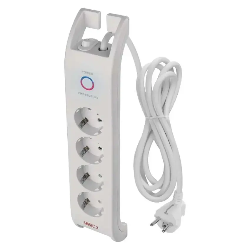 Power strip with surge protection (900J)