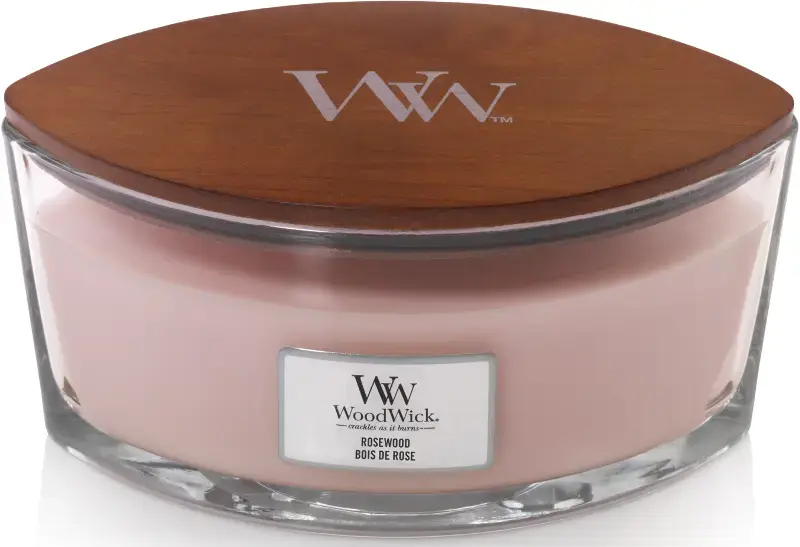 WoodWick Rosewood scented candle with wooden wick 453,6 g