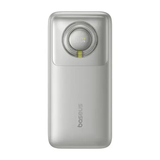 Baseus OS Free2Pull ārējais akumulators (powerbank) | 20000 mAh | 65W | USB-C | LED ekrāns | pelēks