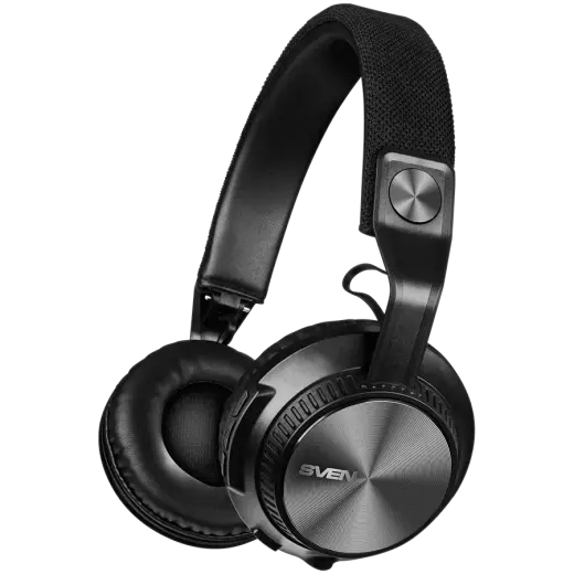 Wireless stereo headphones with microphone SVEN AP-B630MV, black; AP-B630MV
