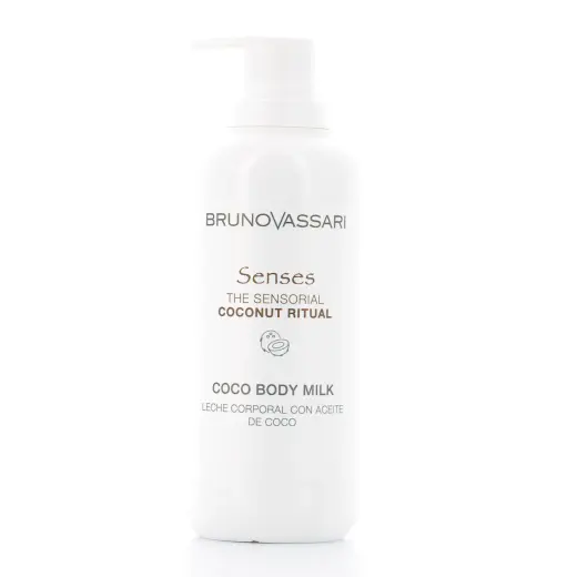 Bruno Vassari, Senses, Coconut Oil, Hydrating, Body Milk, Morning & Evening, 400 ml