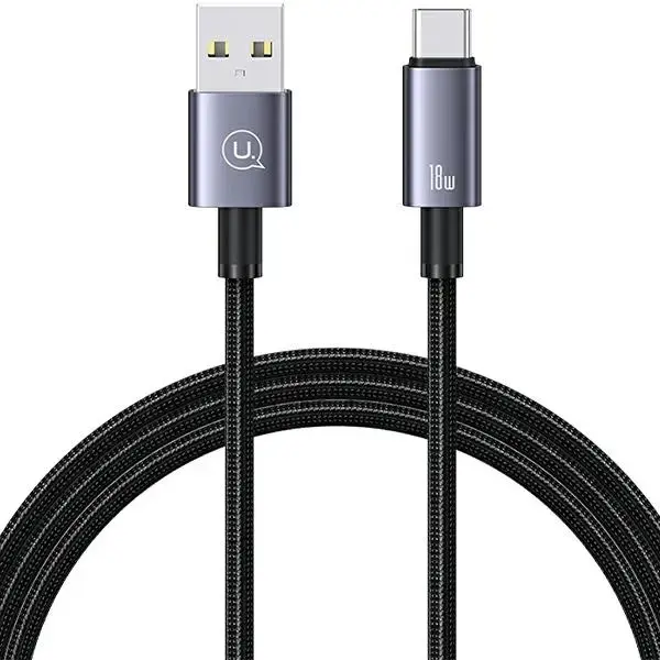 USAMS SJ663USB01 datu pārraides un uzlādes vads | USB-A uz USB-C | 15W | 1.2m