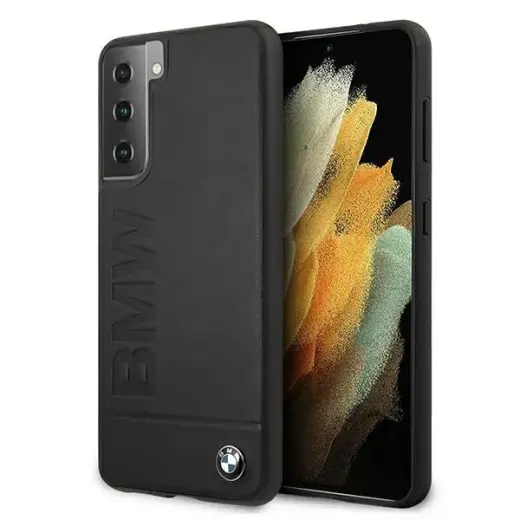 Etui BMW BMHCS21SSLLBK S21 G991 czarny|black hardcase Signature Logo Imprint