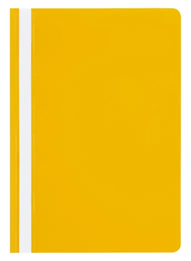 Mape ātršuvējs A4 formāts Panta plast, dzeltens , 10 gab./iepak.