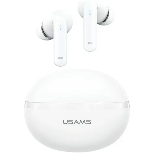 USAMS Echo E02 TWS Bluetooth Headphones ANC+ENC wireless white