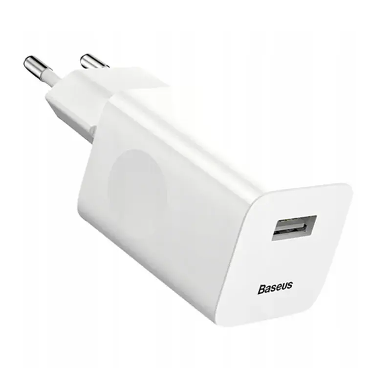 Baseus Charging tīkla lādētājs | Quick Charge 3.0 | USB-A | balts