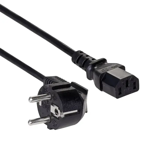 Power Cable Akyga AK-PC-01C CU CEE 7|7 | IEC C13 1.5 m
