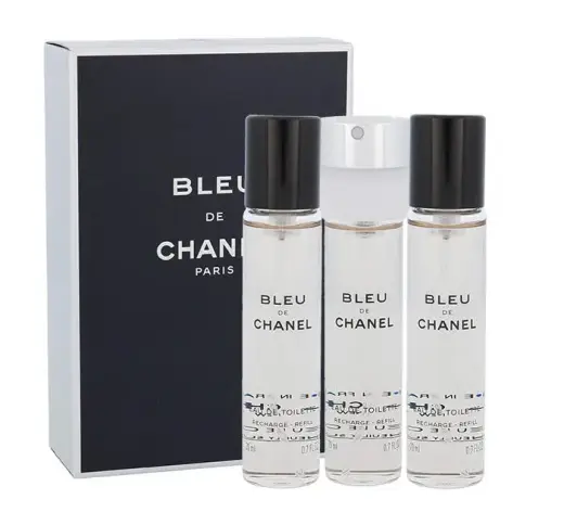 Chanel Bleu de Chanel 3x 20 ml Refill Eau de Toilette 20 ml