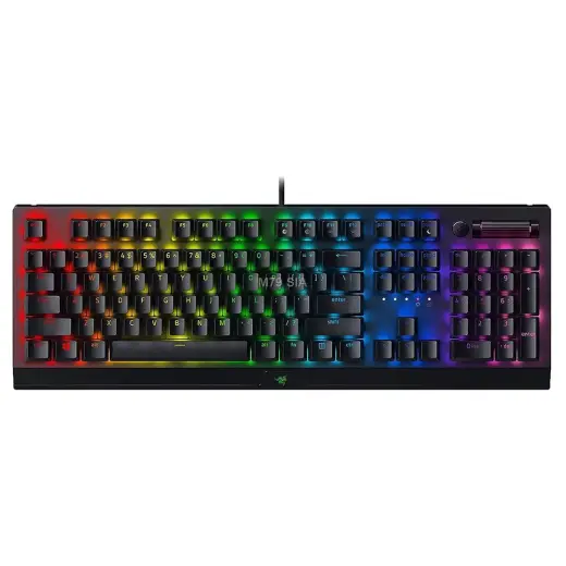 Razer BlackWidow V4 X Mechanical Gaming Keyboard  Green Switch  Nordic Layout  Wired  Black