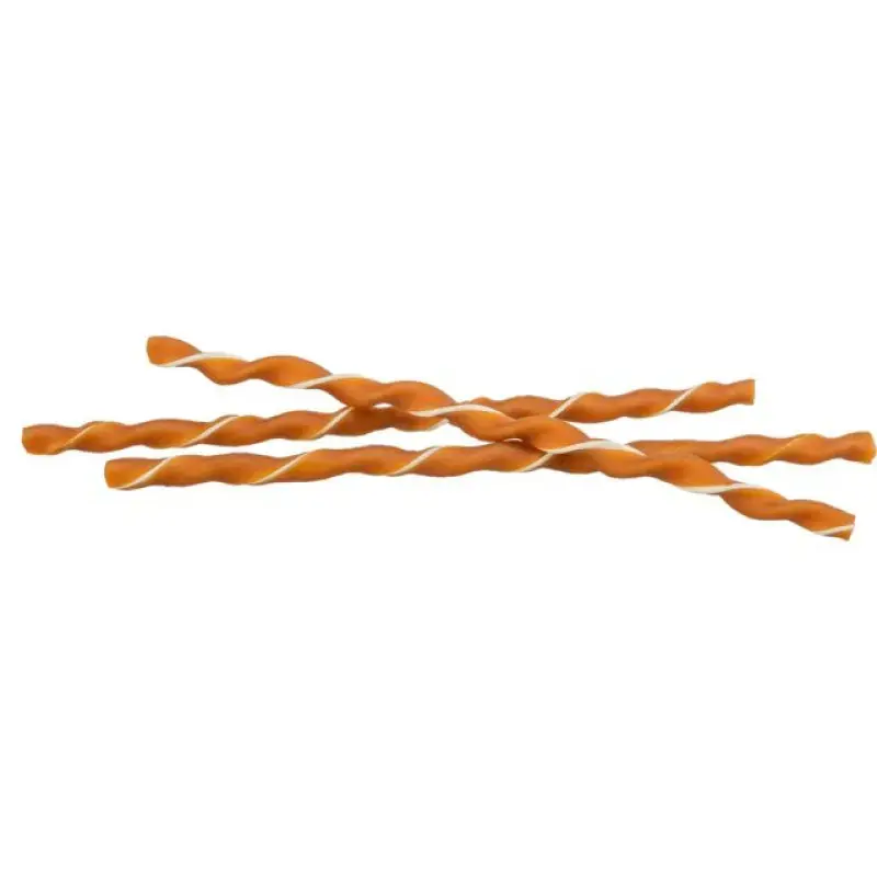 Gardums suņiem - Trixie Twisters with chicken, 34 cm, 40 g  (50 gab.)