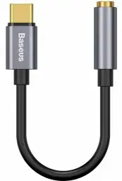 Baseus L54 audio adapter USB-C + mini jack 3,5mm gray
