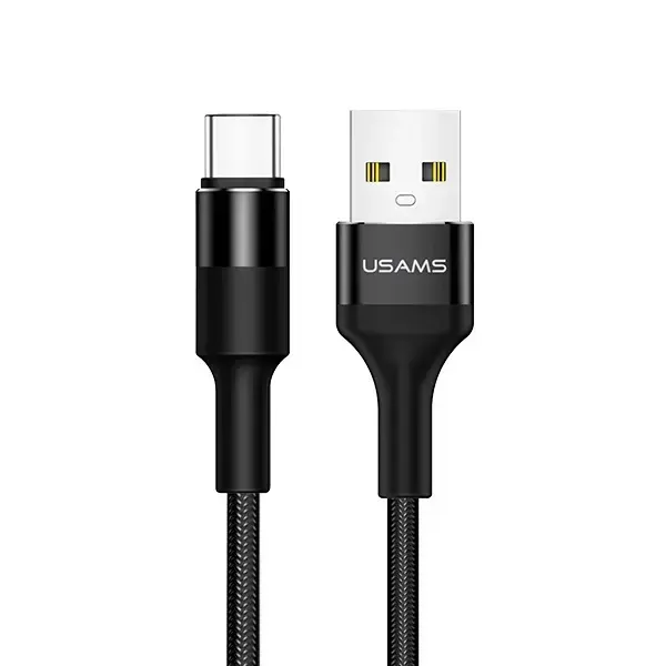 USAMS U5 SJ221TC01 data transfer and charging cable | USB-A to USB-C | 10W | 1.2m | black
