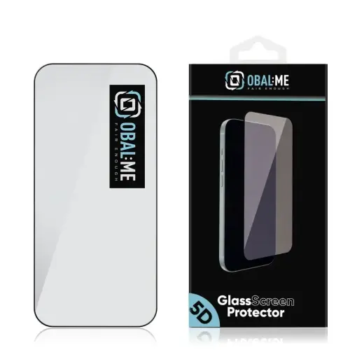 OBAL:ME 5D Glass Screen Protector for Xiaomi Poco F8 Pro Black
