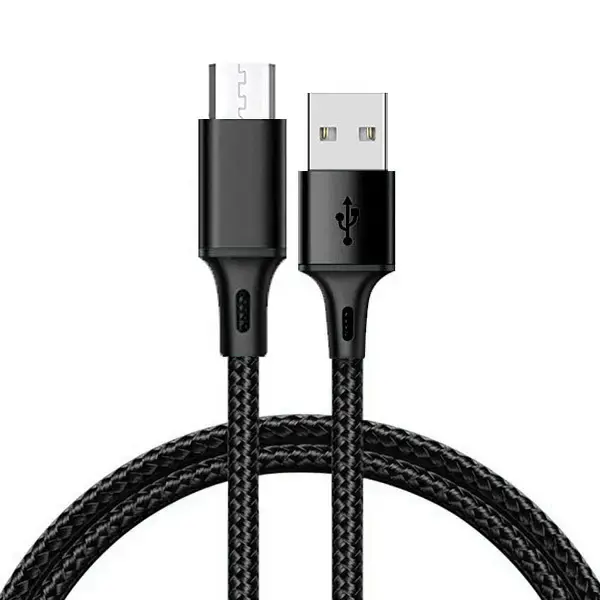 data transfer and charging cable | USB-A to Micro USB | 12W | 1m | black