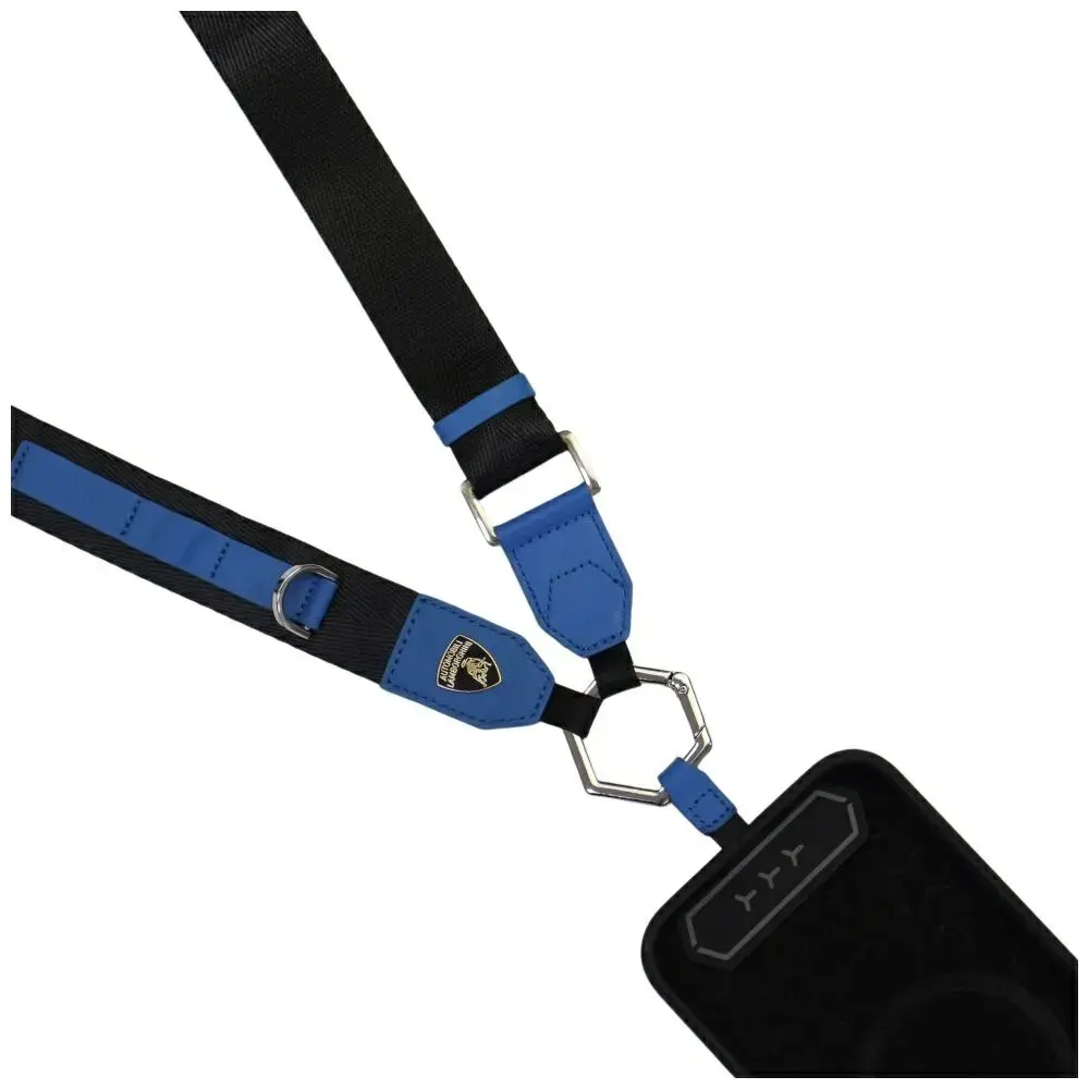 Universal Lamborghini D1 Crossbody Webbing Strap blue