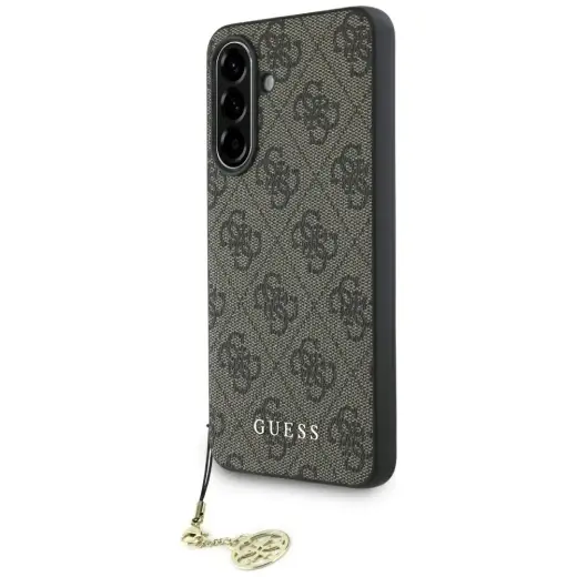 Case Guess 4G Charms Collection for       Samsung Galaxy A56 brown