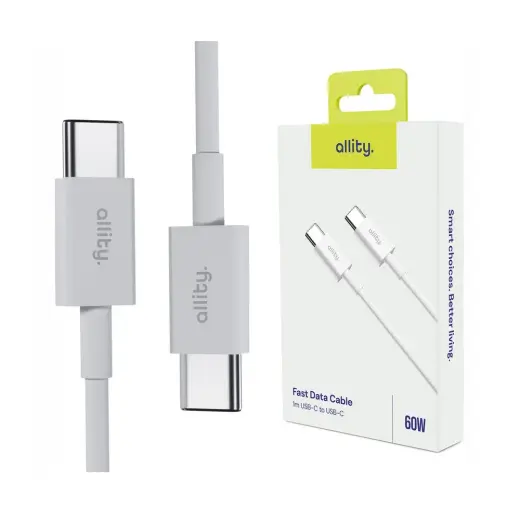 Allity cable AUC-03 USB-C - USB-C 1.0 m 60W white