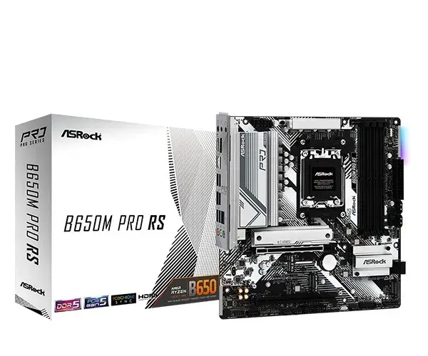 ASRock Mainboard B650M PRO RS - micro ATX - Socket AM5 - AMD B650